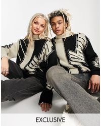 collusion brown flower jumper