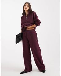 Miss Selfridge - Wide Leg joggers - Lyst