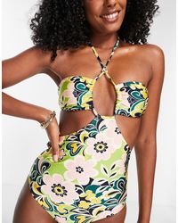 TOPSHOP One-piece swimsuits and bathing suits for Women | Online Sale up to  55% off | Lyst