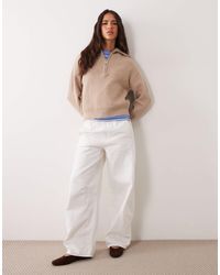 Mango - Pull à col zippé quart - Lyst