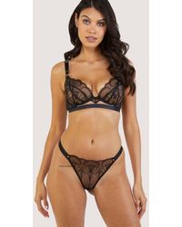 Playful Promises - Pippa Deco Embroidered Thong - Lyst
