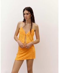 Pull&Bear - Pailletten-top mit trägern - Lyst