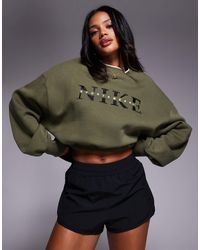 Nike - – phoenix fleece gym life – sweatshirt - Lyst