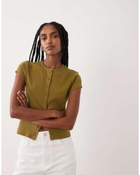 Miss Selfridge - Button Through Top - Lyst