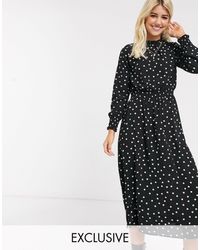 long sleeve maxi dress new look