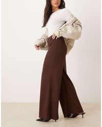Glamorous - Wide Leg Trousers - Lyst