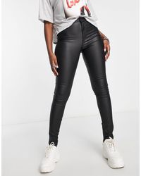 ONLY - Royal Coated Skinny Jeans - Lyst