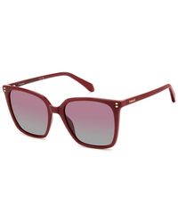 Polaroid Sunglasses - Oversized Square Sunglasses With Shaded Polarized Lenses - Lyst