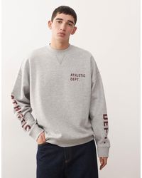 Collusion - Branded Sweatshirt With Back And Front Prints - Lyst