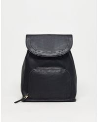 ASOS - Soft Backpack With Zip Front Pocket - Lyst
