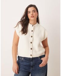 ASOS - Asos design curve – kastige strickweste - Lyst