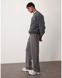 Abercrombie & Fitch - Joggingbroek Met Vintage Wassing En Open Zoom - Lyst