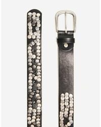 Bershka - Wide Studded Belt - Lyst