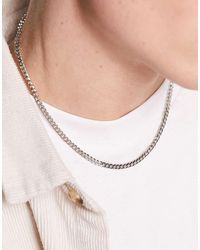 ASOS - Collana A Catenina Corta Da 4 Mm - Lyst