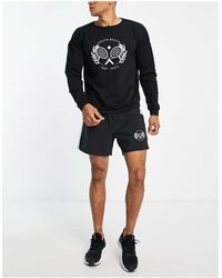 South Beach - Tennissweater Met Ronde Hals En Groot Logo - Lyst