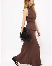 NA-KD - Knitted Frill Detail Sleeveless Top - Lyst