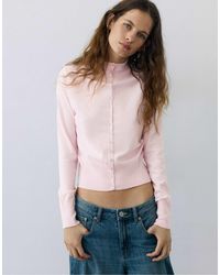 Pull&Bear - Cardigan mit stehkragen - Lyst