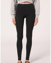Calzedonia - Ultra Opaque Microfibre Leggings - Lyst