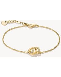 Thomas Sabo - Bracelet Together With White Zirconia - Lyst