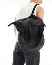 ASOS - Packable Backpack And Tote Bag With Cord Ties - Lyst