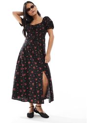 Miss Selfridge - Spun Tea Midaxi Dress - Lyst