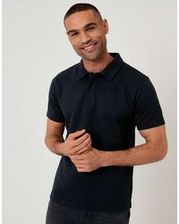 Threadbare - Textured Cotton Rich Polo Shirt - Lyst