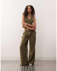 Collusion - Wide Leg Tailored Trouser Co-ord - Lyst