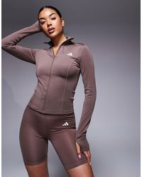 adidas Originals - Adidas Training Optime Essentials Jacket - Lyst
