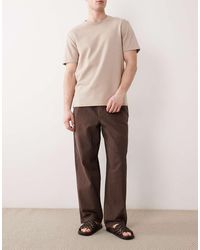 ASOS - Co-Ord Loose Fit Textured Trousers - Lyst