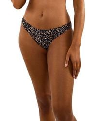 Wolf & Whistle - Juliet Leopard Print Mix & Match Mid-Rise Bikini Bottoms - Lyst