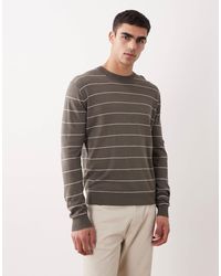 Mango - – gestreifter relaxed-fit-strickpullover - Lyst