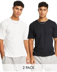 Another Influence - 2 Pack Boxy Fit T-shirts - Lyst
