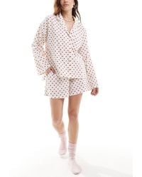 Lindex - Seersucker Pajama Top - Lyst
