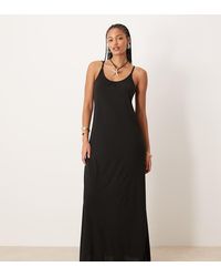 JDY Tall - Back Tie Maxi Dress - Lyst