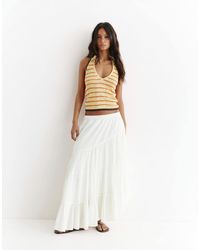 Pull&Bear - – asymmetrischer midirock - Lyst