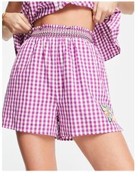 French Connection - Cotton Relaxed Picnic Shorts - Lyst