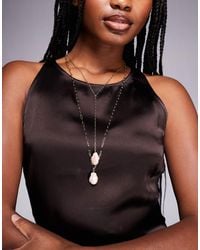 ALDO - Miia Statement Pearl Lariat Necklace - Lyst