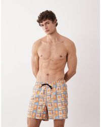 JJ Rebel - Swim Shorts With Hawaii Print - Lyst