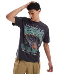 Hollister - Boxy Cooling T-Shirt With Sports Motif - Lyst