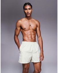 ASOS - Korte Gestreepte Zwemshort - Lyst
