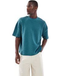 ASOS - – kastiges oversize-t-shirt mit überschnittenen schultern - Lyst