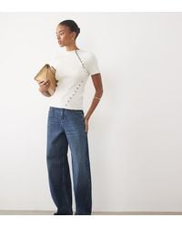ASOS - Asos Design Tall High Waisted Barrel Leg Jeans - Lyst