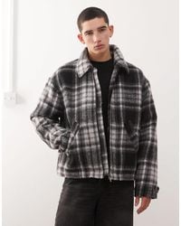 Weekday - Brushed Wool Blend Jacket - Lyst