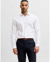 Jack & Jones - Blaparker Slim Fit Spread Collar Long Sleeve Shirt - Lyst