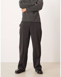 ASOS - Smart Pull On Wide Leg Pants - Lyst