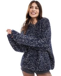 ASOS - Oversized Christmas Jumper With Tinsel Yarn - Lyst