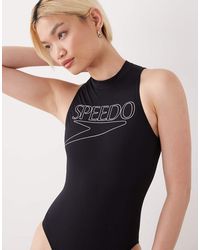 Speedo - Endurance+ Logo Hydrasuit Swimsuit - Lyst
