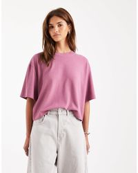 ASOS - Textured Jersey Boxy Crop T-Shirt - Lyst