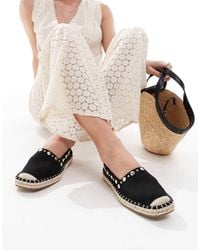ASOS - Jeanie Closed Toe Studded Espadrilles - Lyst