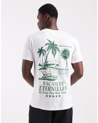 Brave Soul - Short Sleeve Vacances Graphic T-Shirt - Lyst